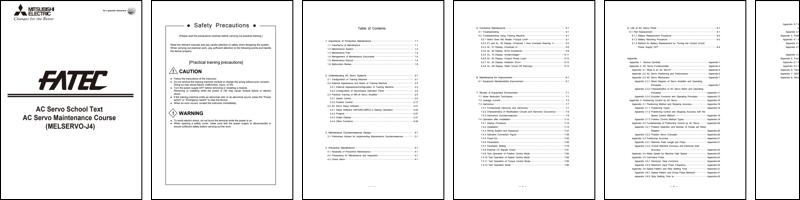 AC Servo School Text AC Servo Maintenance Course (MELSERVO-J4).pdf